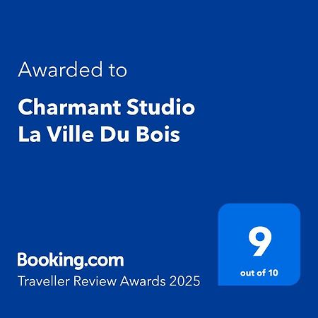 Charmant Studio La Ville Du Bois Exterior foto